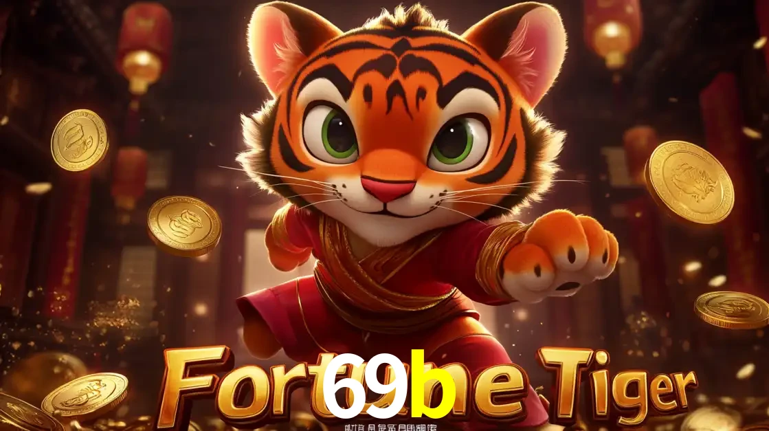 O carismático mascote do jogo de slot Fortune Tiger, um tigre fofo em pose de artes marciais, pronto para trazer sorte e multiplicadores de ganhos no cassino online 69b.